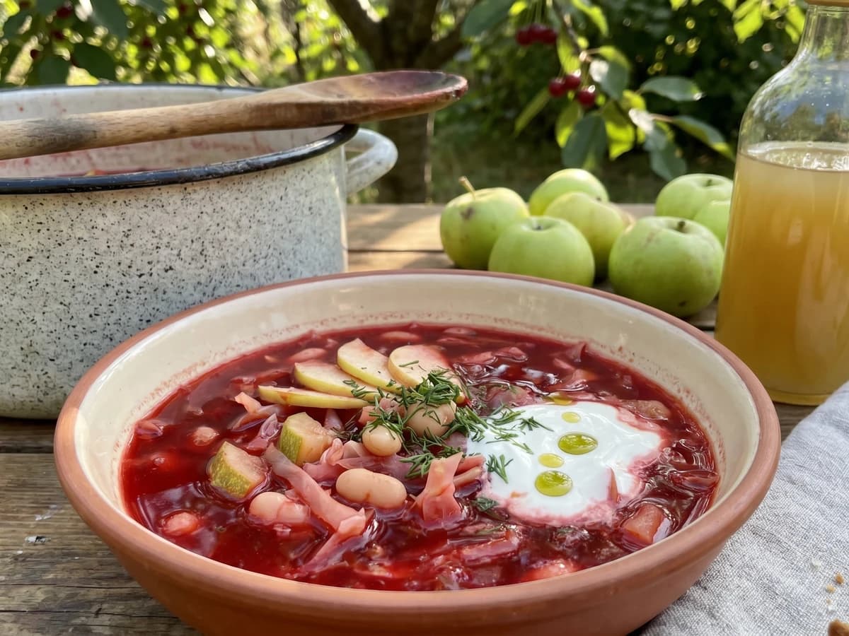 Chernihivskyi Borshch (чернігівський борщ, summer borshch)