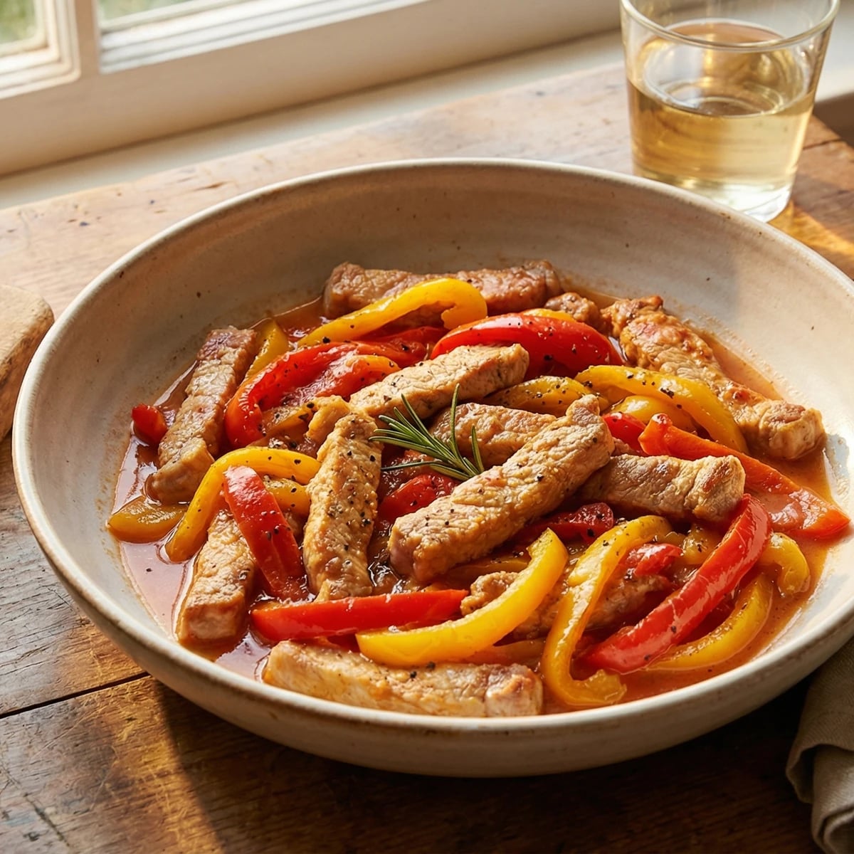 Maiale ai Peperoni
