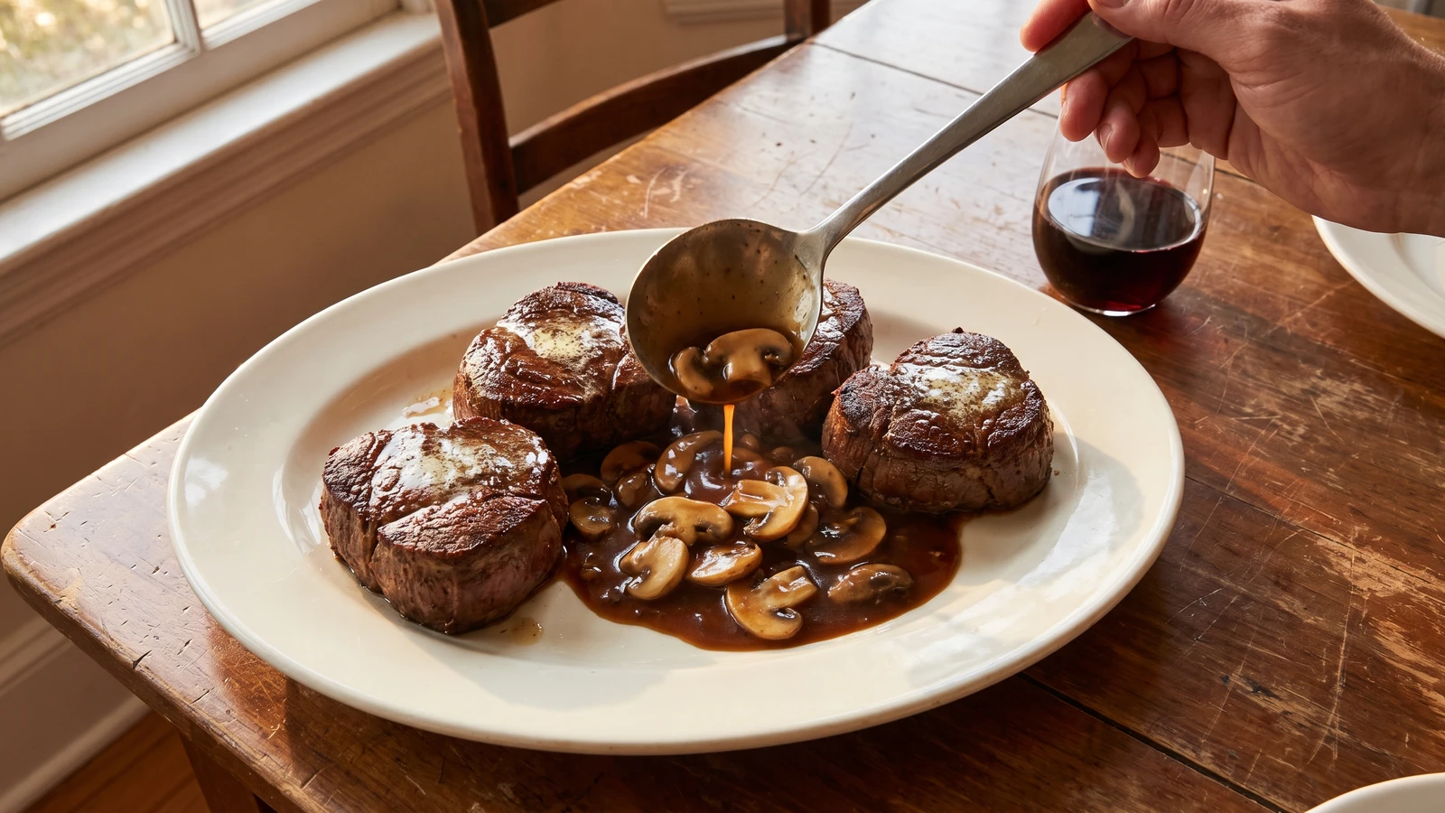 Tournedos aux Champignons
