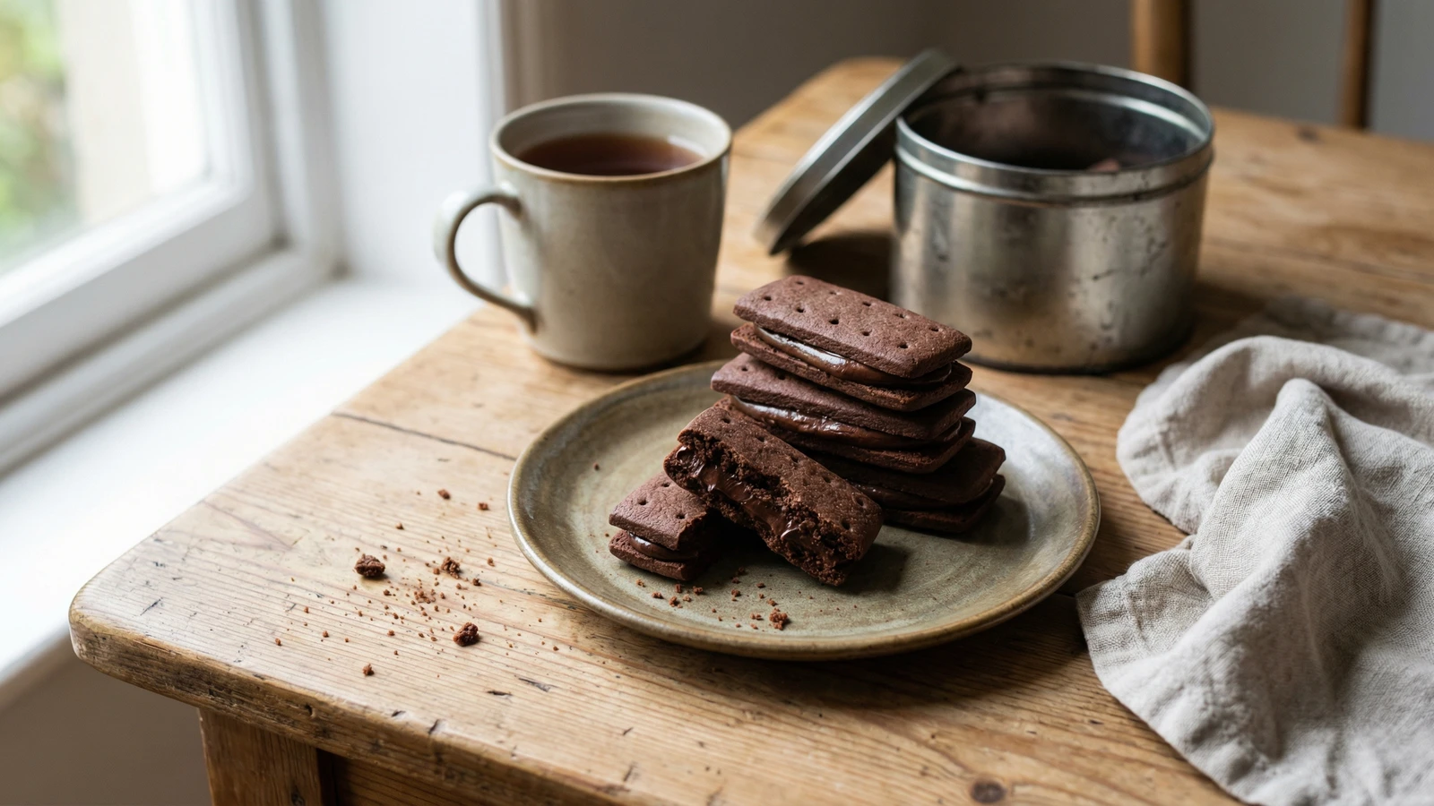 Homemade Bourbon Biscuits