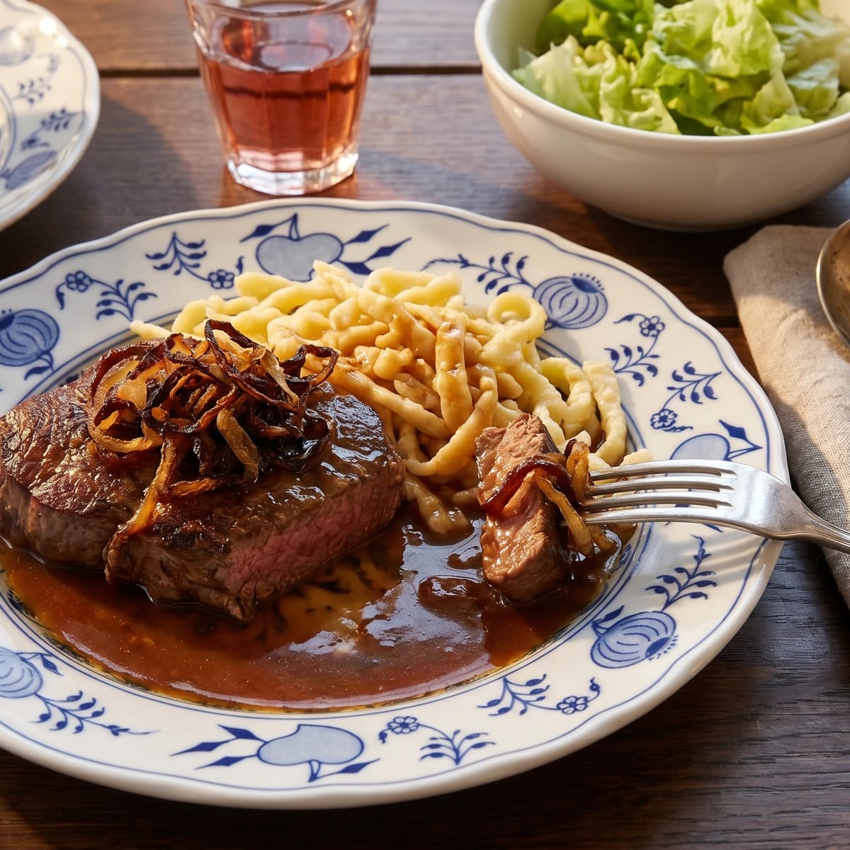 Schwäbischer Zwiebelrostbraten