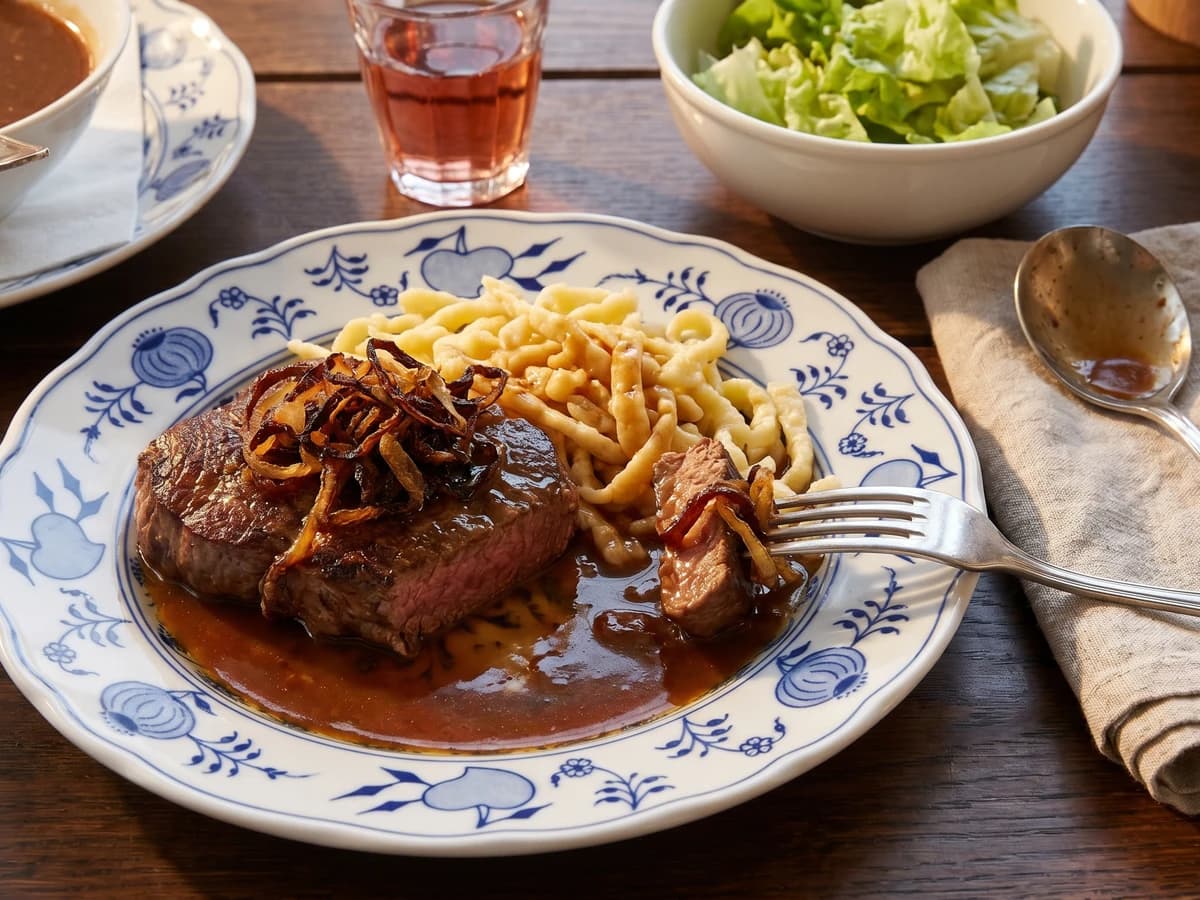 Schwäbischer Zwiebelrostbraten - Chef Klaus