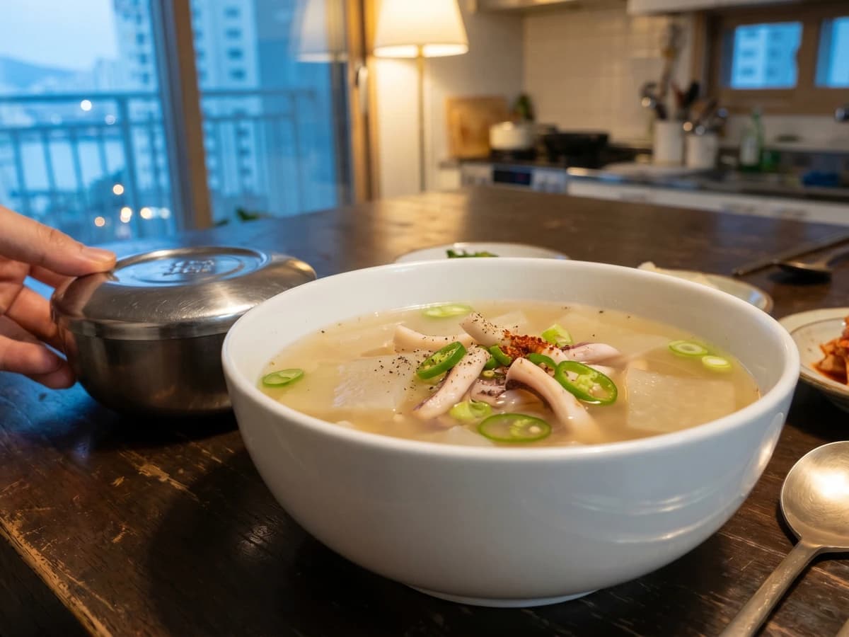 Ojingeo-muguk (Squid and Radish Soup) - Chef Jeong-sun