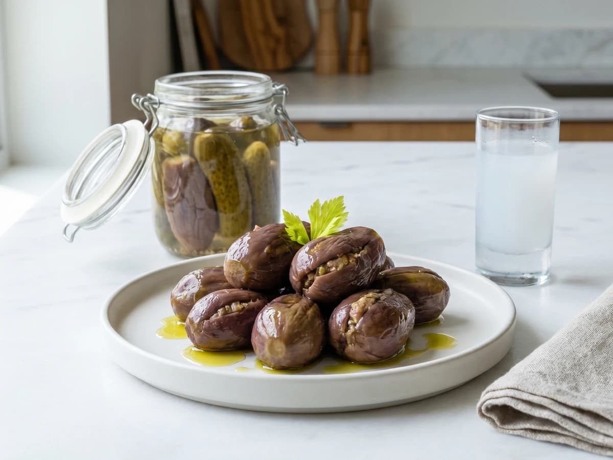 Kalamata Melitzanaki Toursi (Μελιτζανάκι Τουρσί Καλαμάτας) - Chef Dimitra