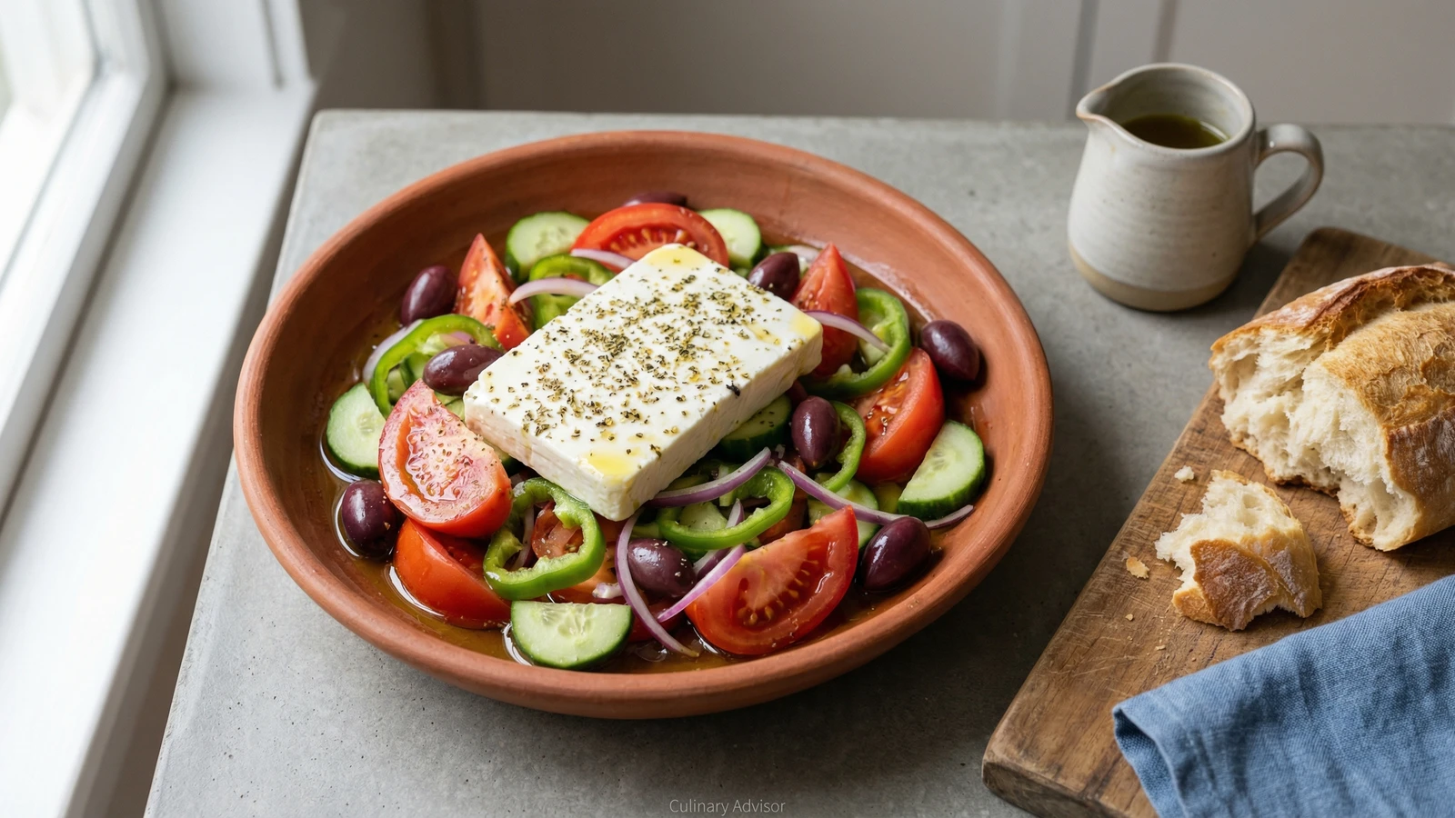 Horiatiki (Greek Village Salad)
