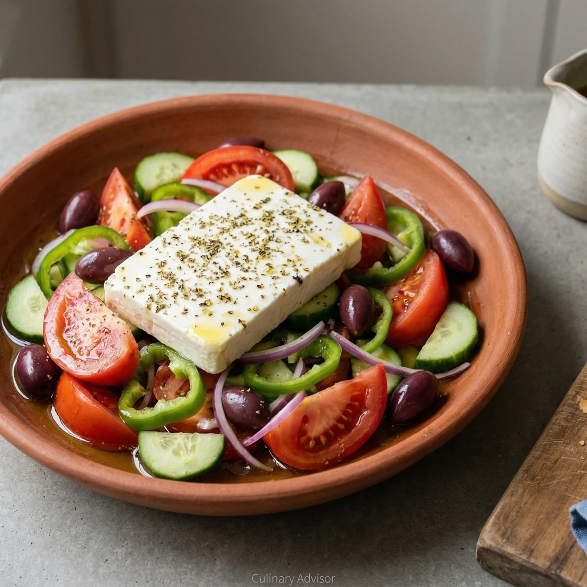 Horiatiki (Greek Village Salad)