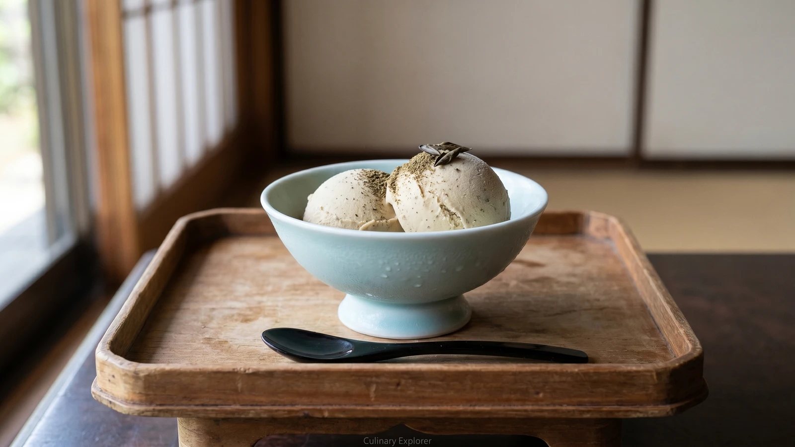 Hōjicha Ice Cream (ほうじ茶アイスクリーム)