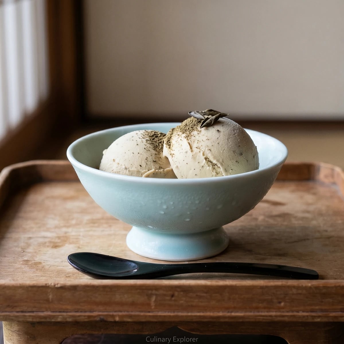 Hōjicha Ice Cream (ほうじ茶アイスクリーム)