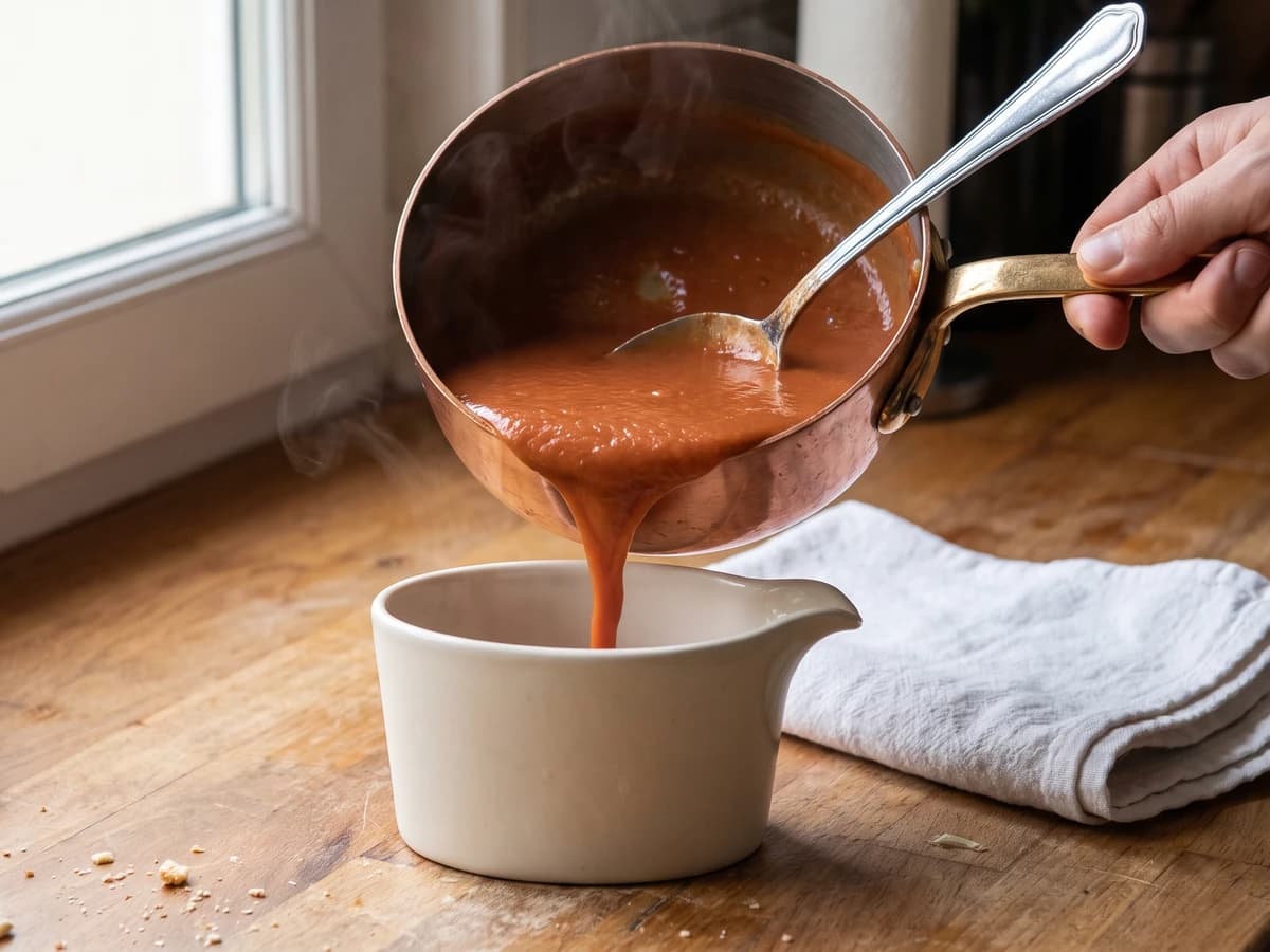 Soubise Sauce Tomatée - Chef Juliette