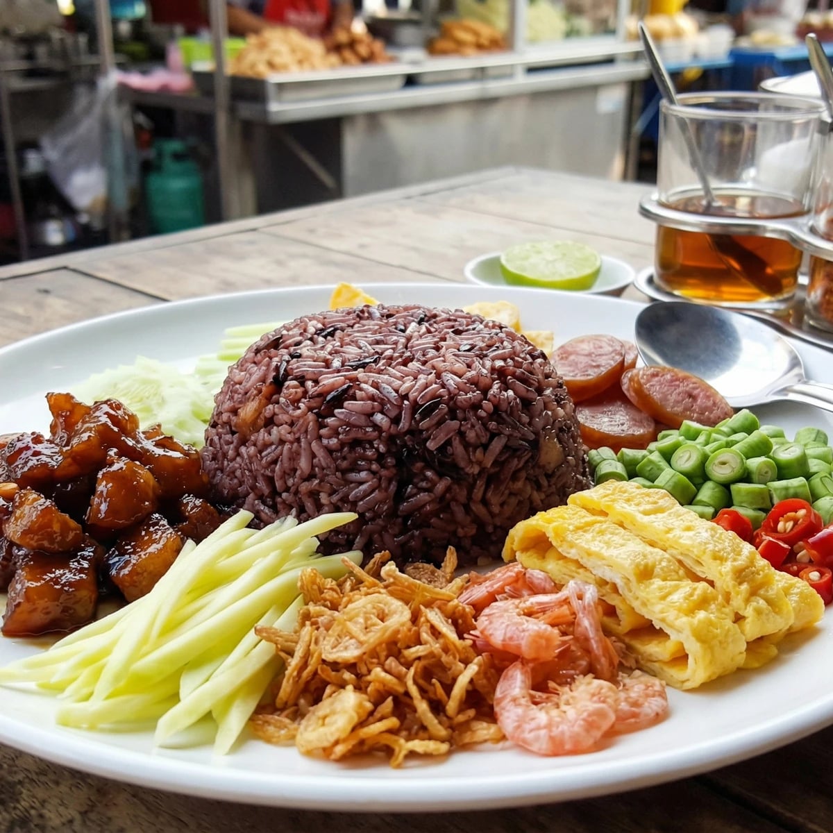 Shrimp Paste Mixed Rice (Khao Kluk Kapi)