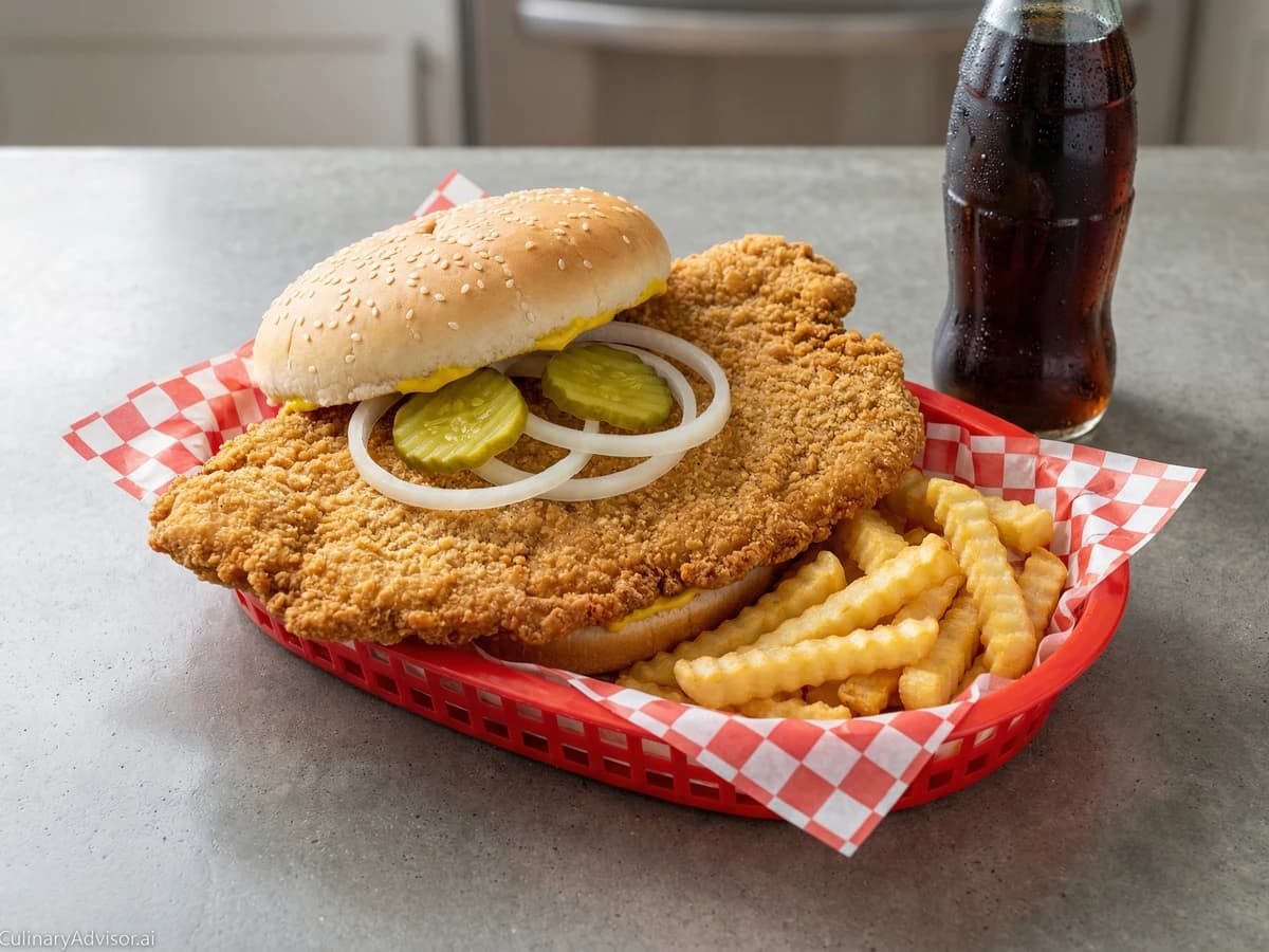 Breaded Pork Tenderloin Sandwich - Chef Dean