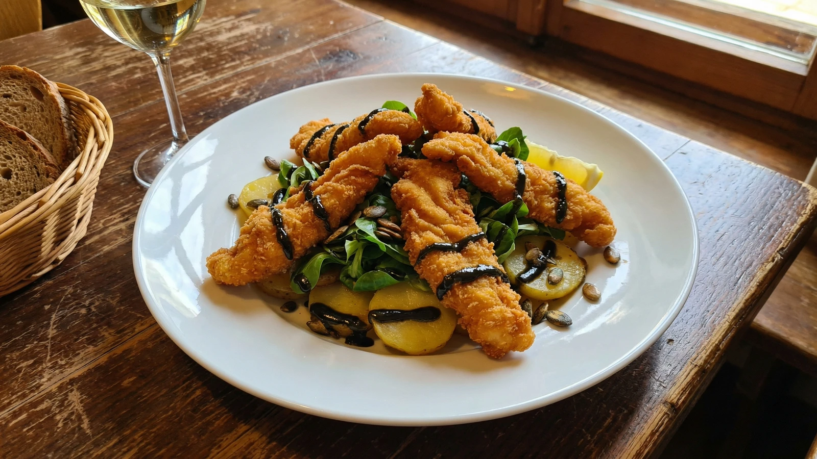 Steirischer Backhendlsalat