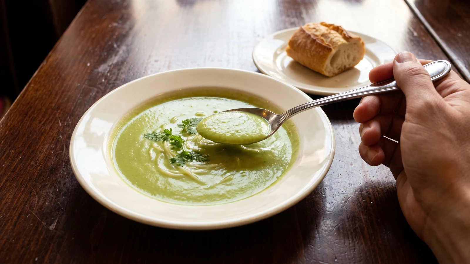 Potage Longchamps (Purée de Pois)