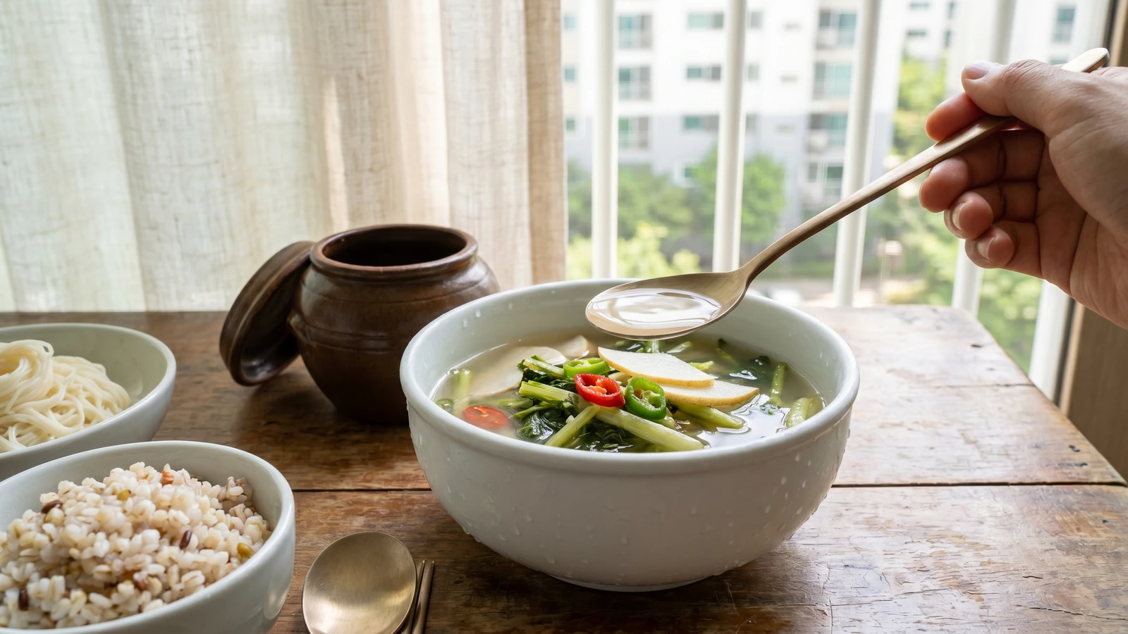 Yeolmu-mul-kimchi (Summer Radish Water Kimchi)