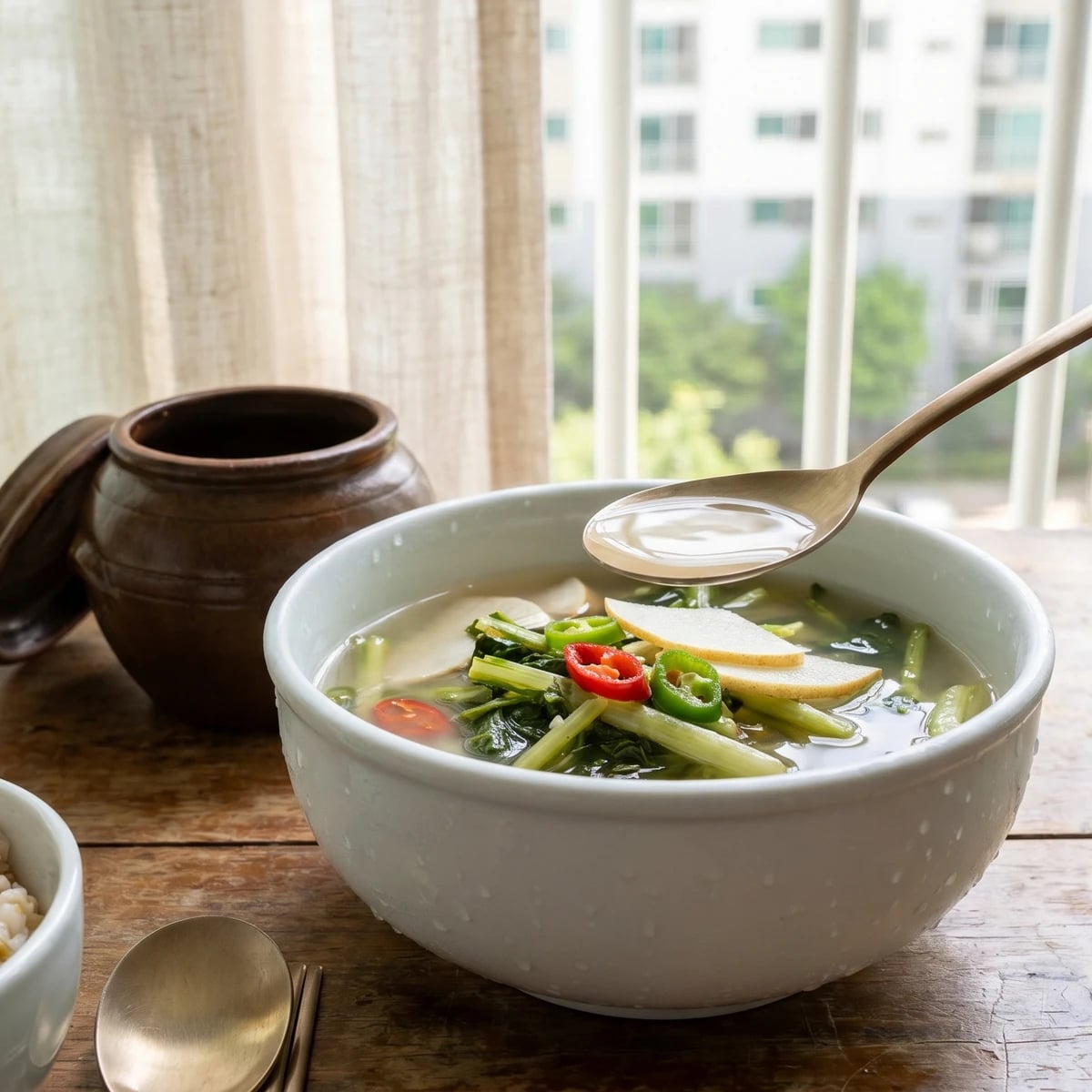 Yeolmu-mul-kimchi (Summer Radish Water Kimchi)