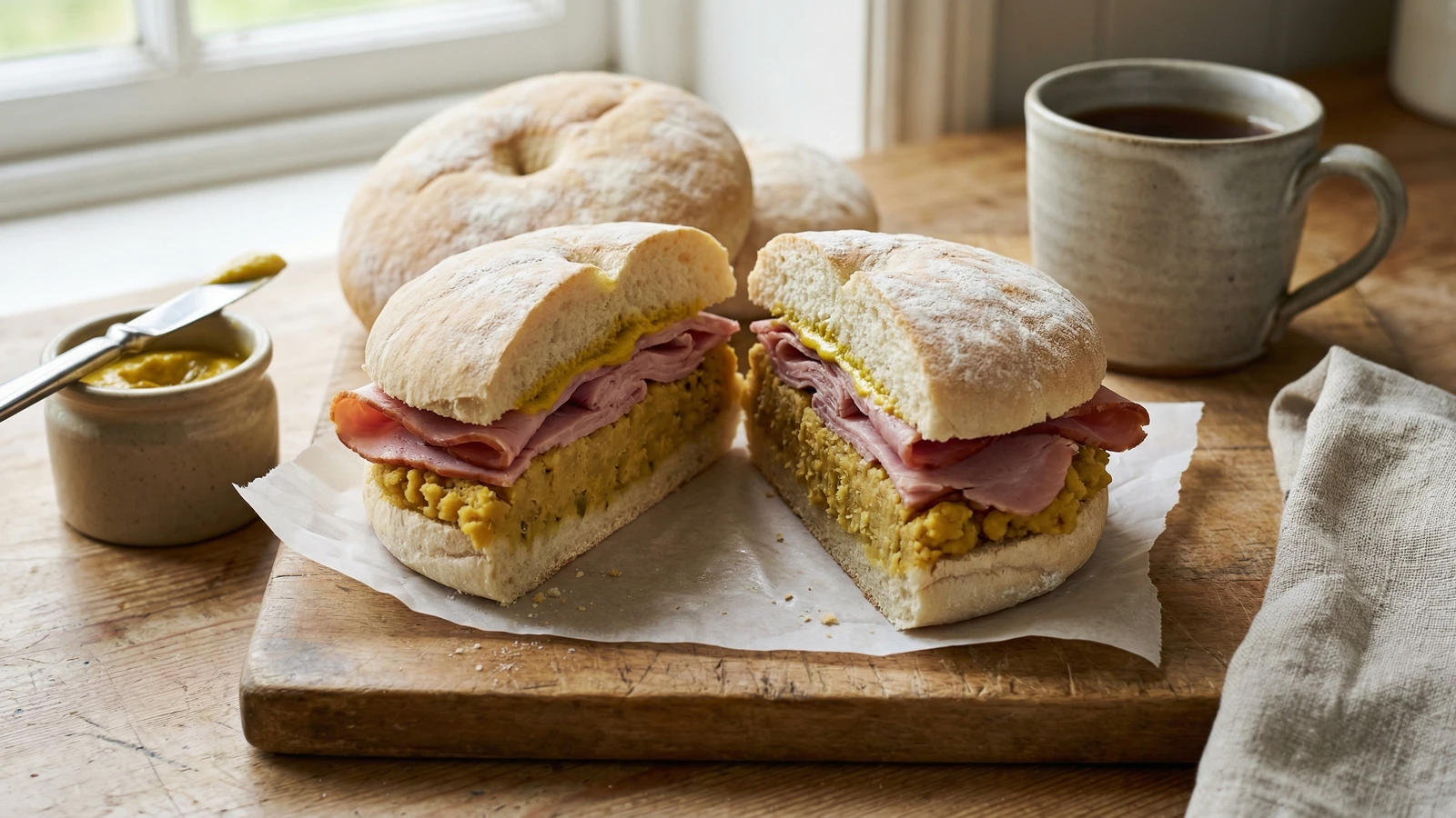 Pease Pudding and Ham Stottie