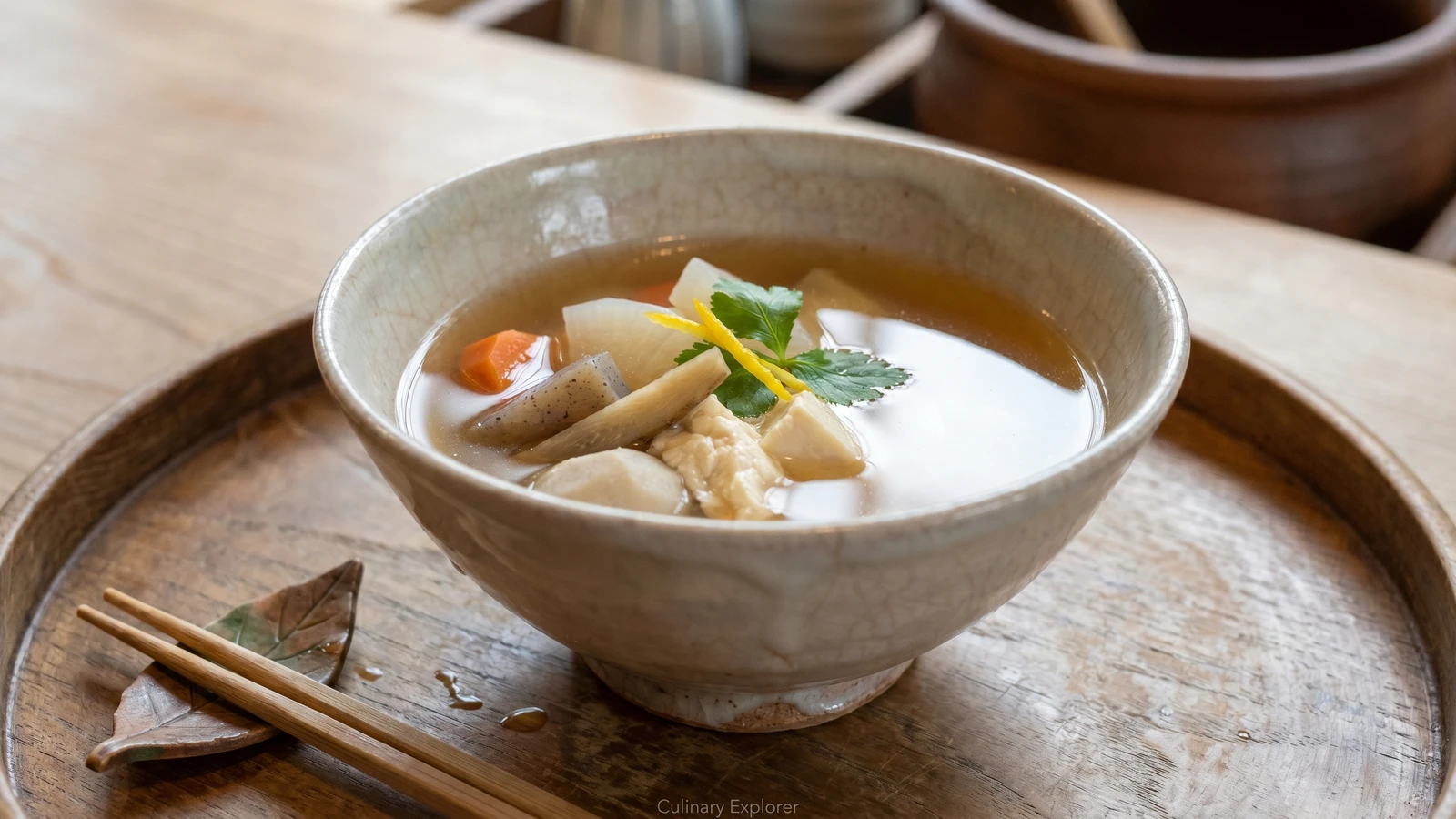 Zen Temple Vegetable Soup (けんちん汁, Kenchin-jiru)