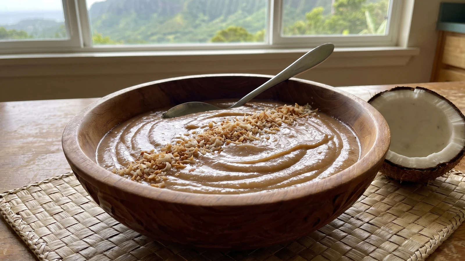 Koʻele Pālau (Hawaiian ʻUala Sweet Potato Pudding)