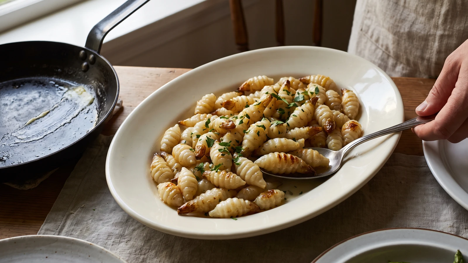 Crosnes Sautés au Beurre
