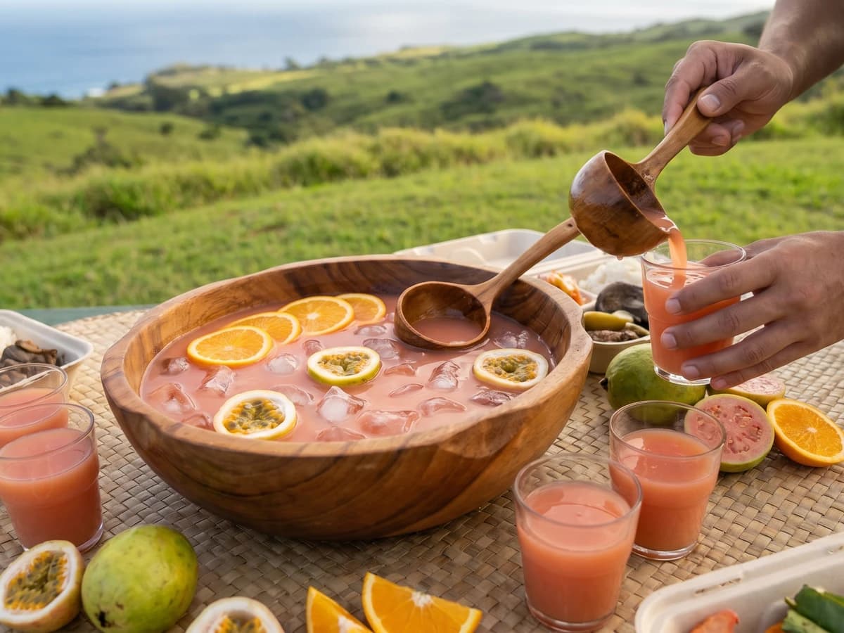 POG (Hawaiian Passion-Orange-Guava Cooler from Maui) - Chef Makoa