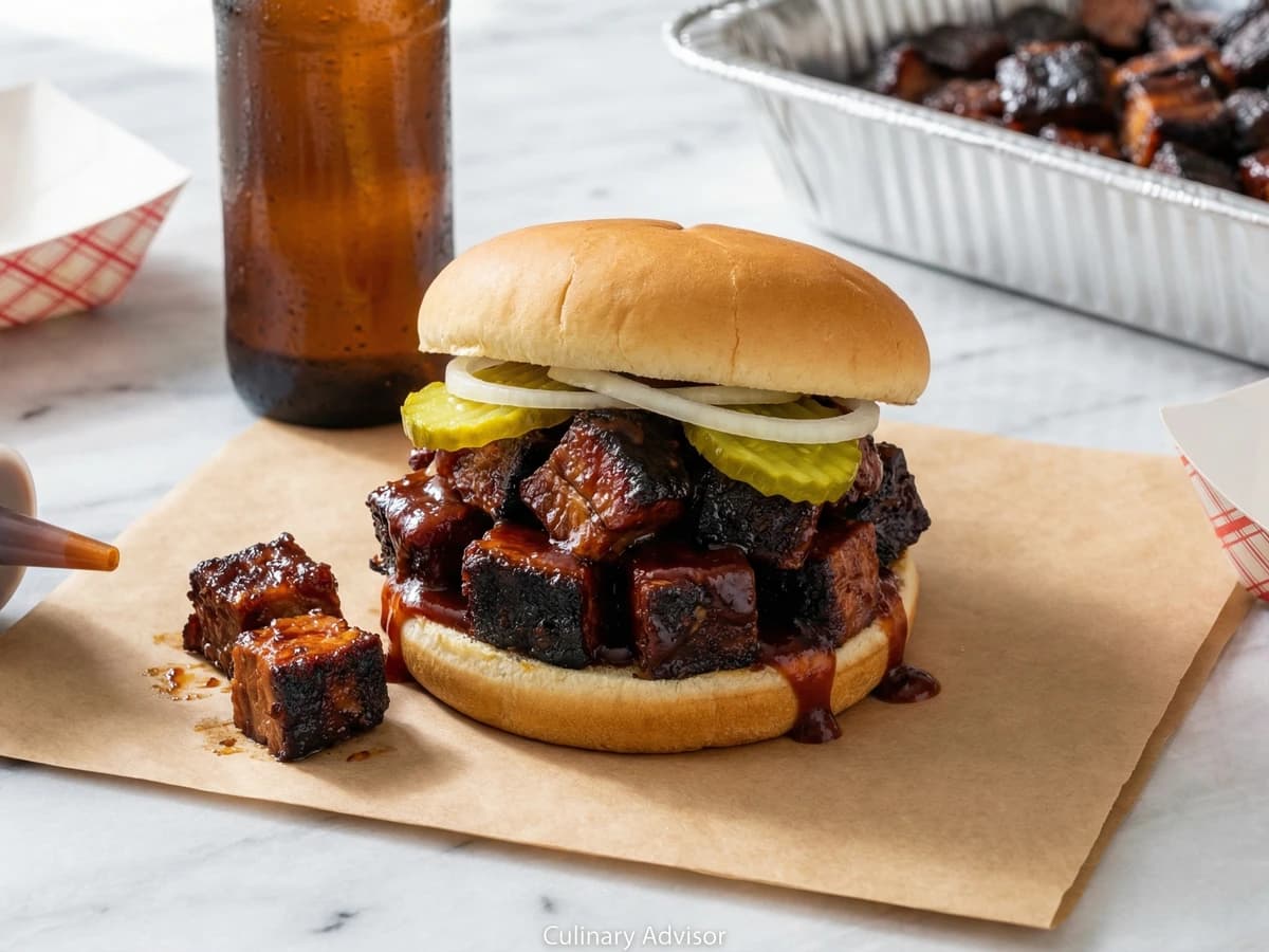 Kansas City Burnt Ends Sandwich - Chef Dean