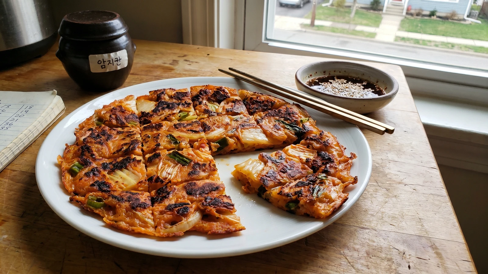 Kimchi-jeon (Kimchi Pancake)