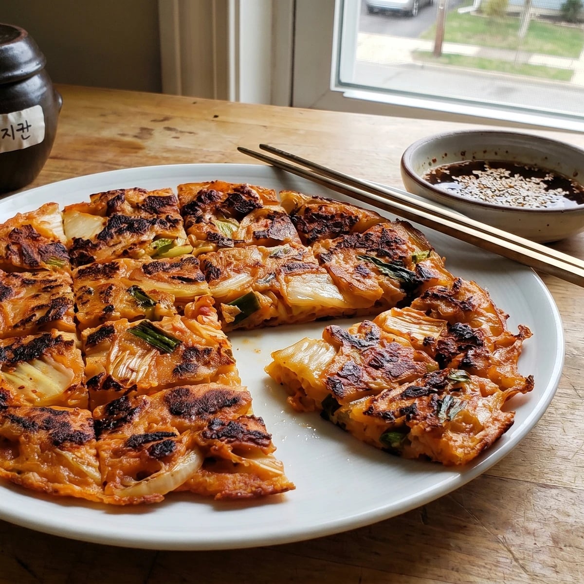 Kimchi-jeon (Kimchi Pancake)