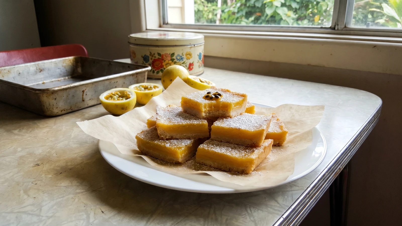 Lilikoi Bars (Hawaiʻi Local Passion Fruit Shortbread Bars)