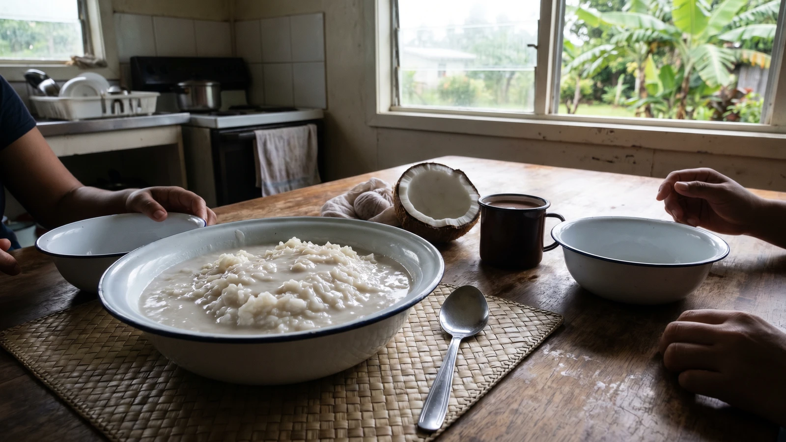 Alaisa Faʻapopo (Sāmoan Coconut Rice)