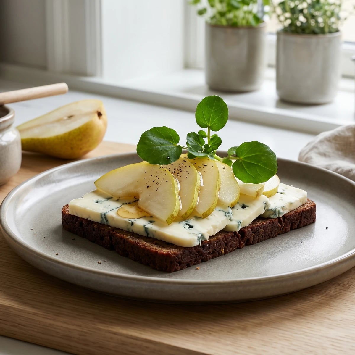 Mycellamad med Paereskiver og Honning