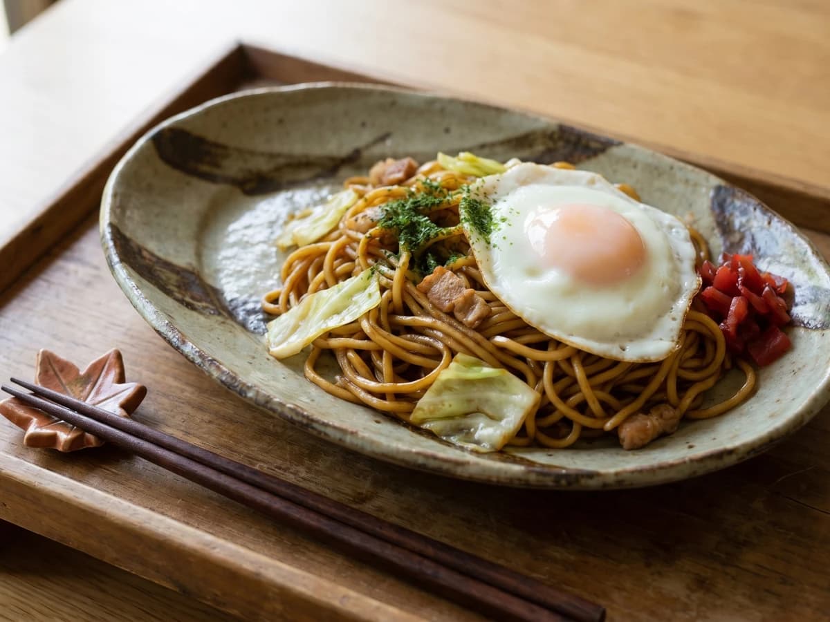 Yokote Yakisoba (横手やきそば) - Chef Takumi