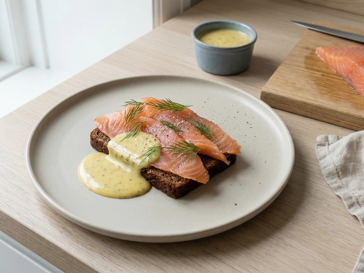 Gravad Laks med Hovmestersovs