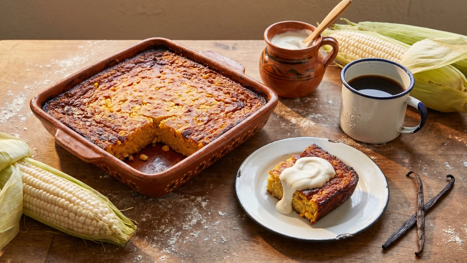 Pan de Elote a la Sonorense