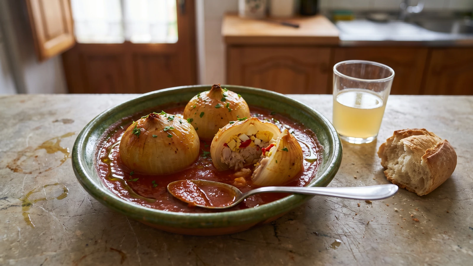 Cebollas Rellenas de Bonito