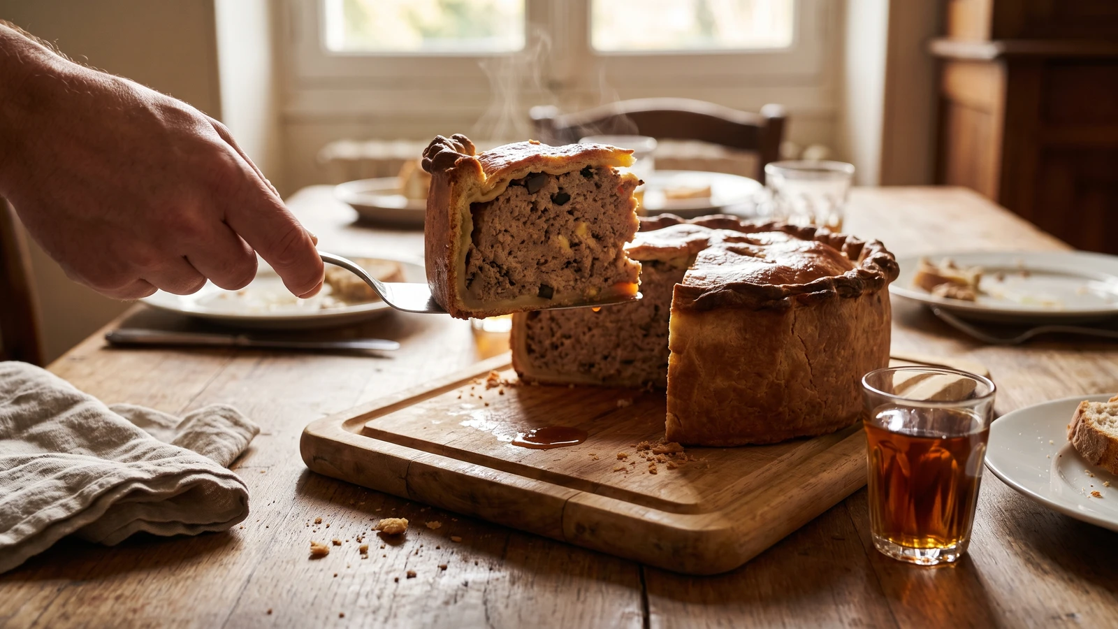 Gratin Forcemeat for Ordinary Hot, Raised Pies
