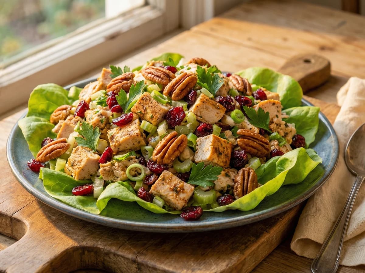 Pecan Cranberry Chicken Salad - Chef Remy