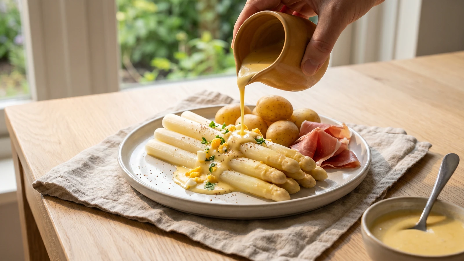 Aspergesaus (Dutch White Asparagus Sauce)