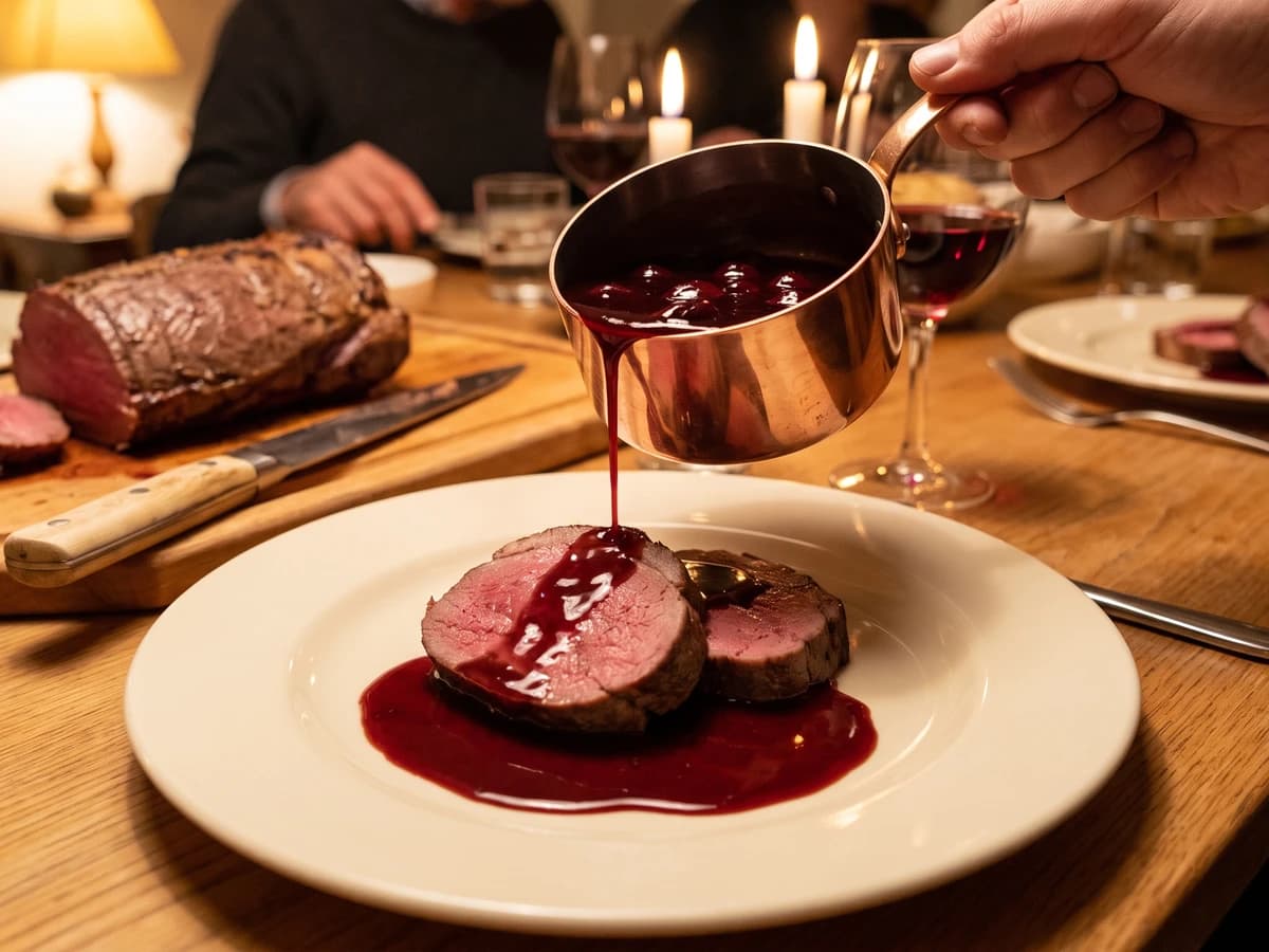 “Escoffier” Cherry Sauce - Chef Juliette