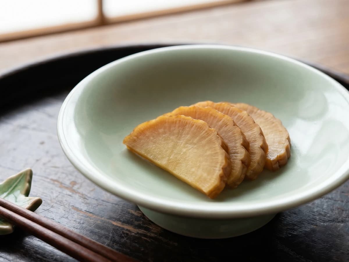 Akita Smoked Daikon Pickles (いぶりがっこ, Iburigakko)