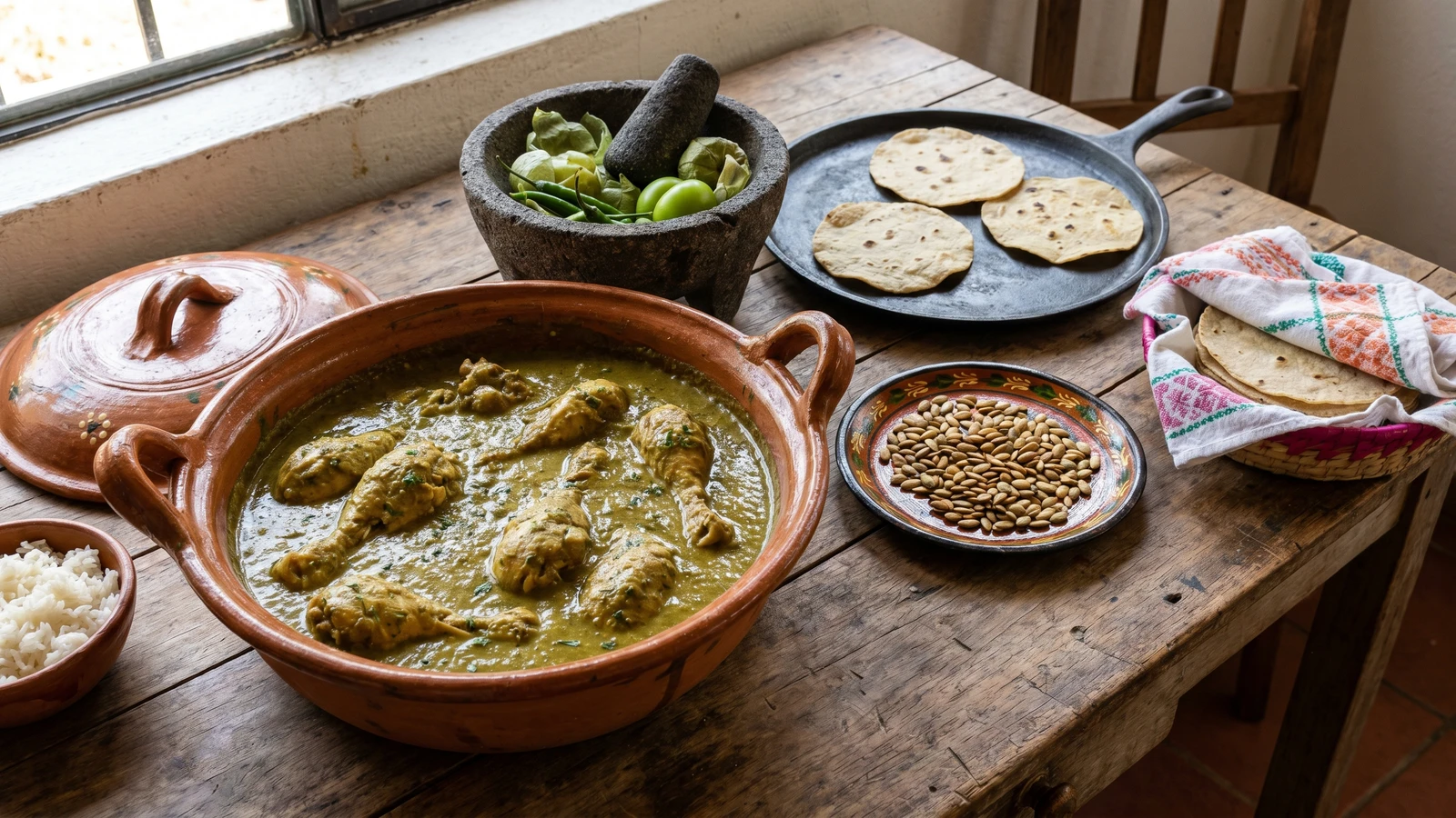 Guerrero Green Mole (Mole Verde Guerrerense)