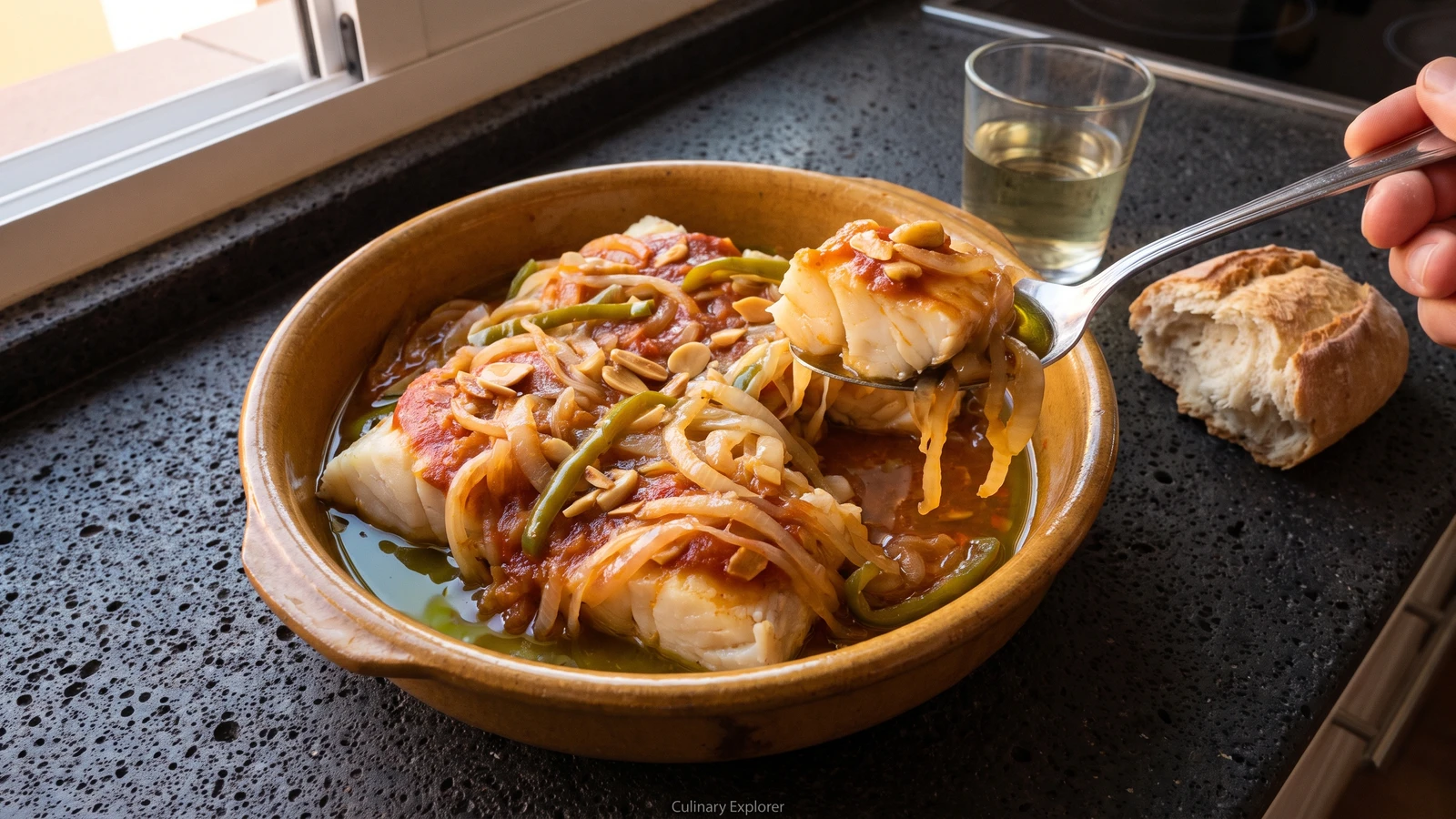 Bacalao Encebollado Canario