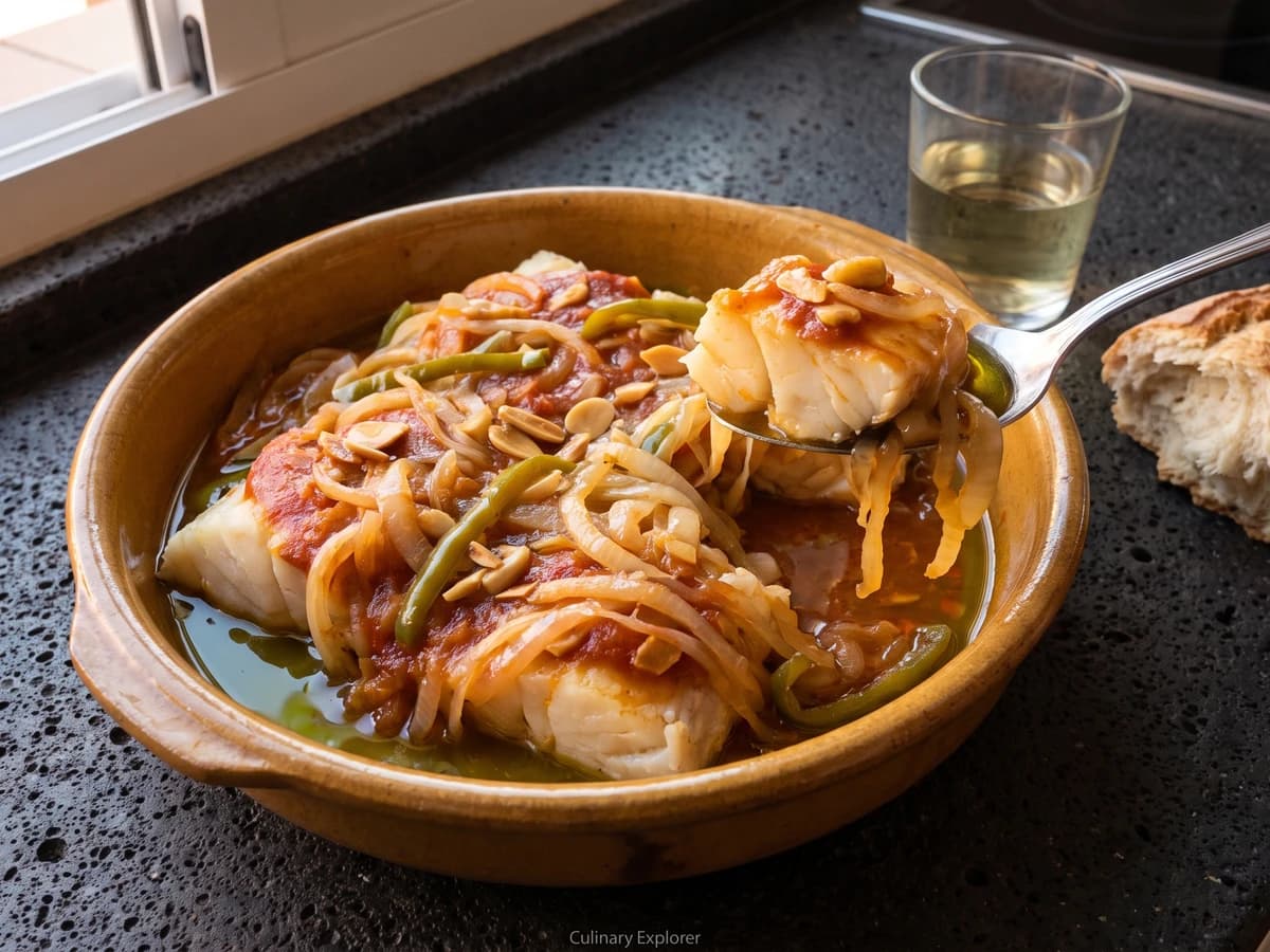 Bacalao Encebollado Canario - Chef Isabel