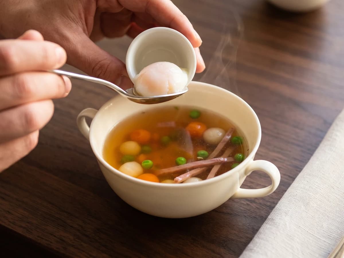 Consommé Colombine - Chef Juliette
