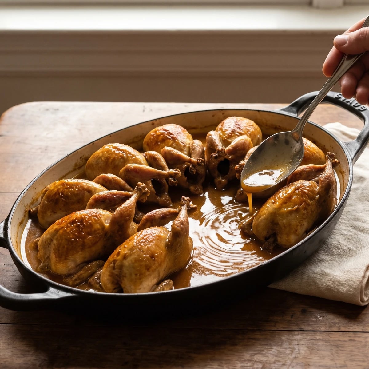 Cailles en Casserole
