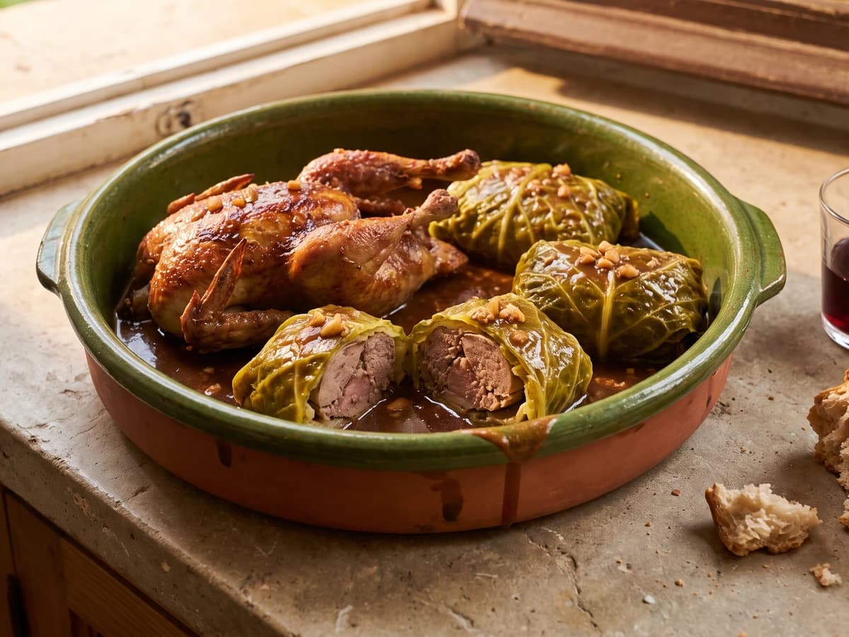 Perdius amb Farcellets de Col - Chef Isabel