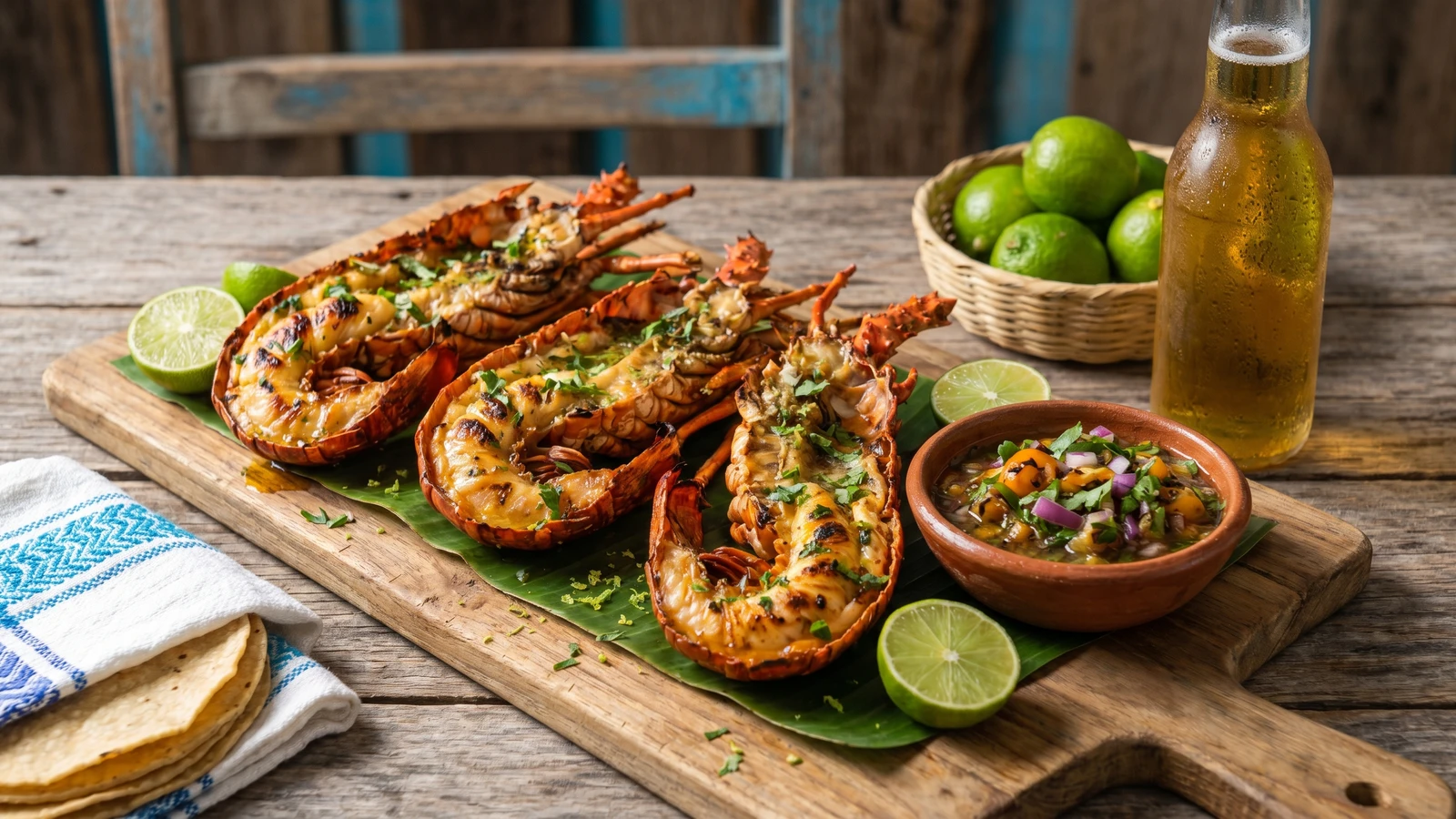 Langosta a la Mantequilla de Quintana Roo