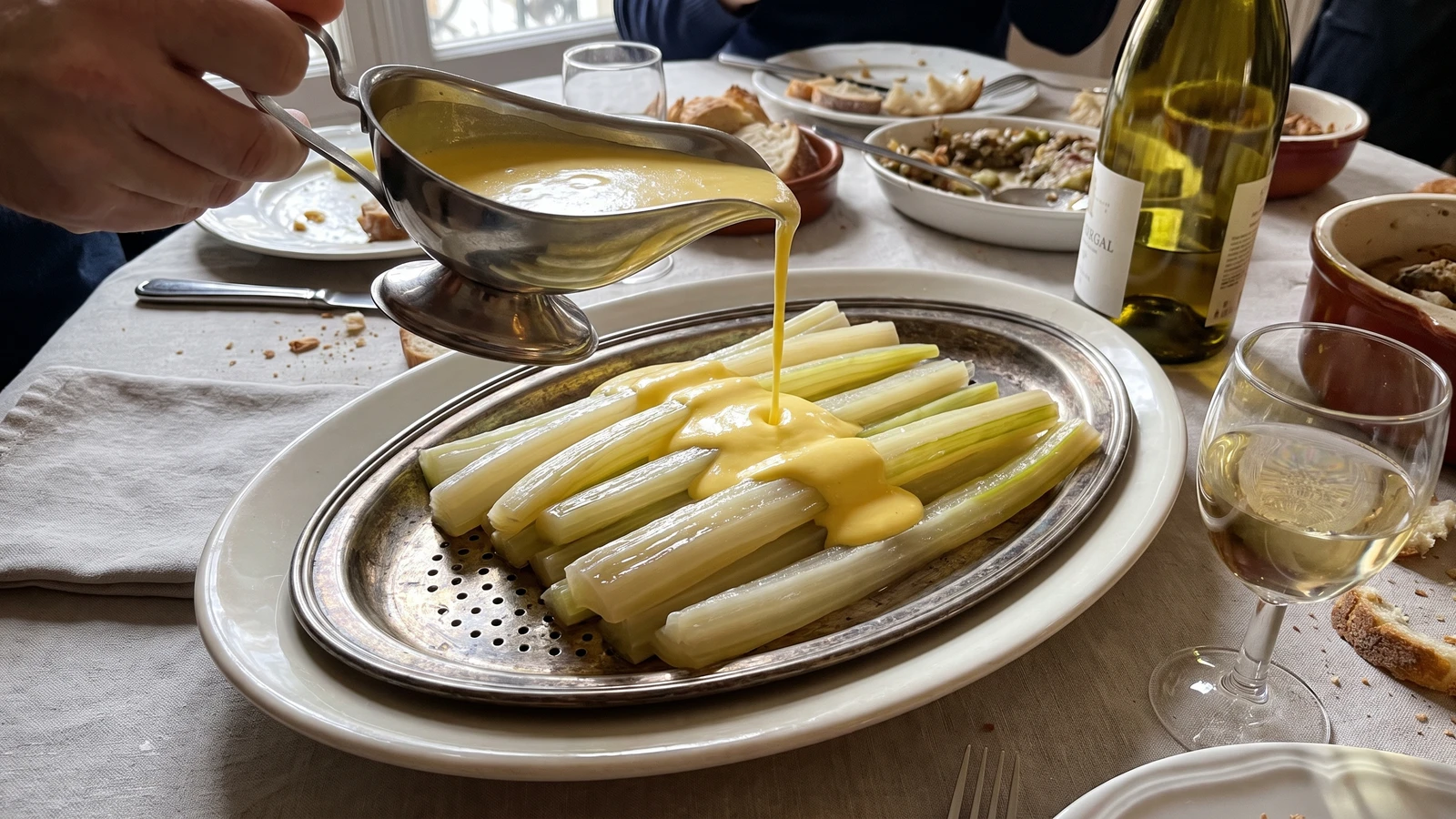 Cardons with Various Sauces