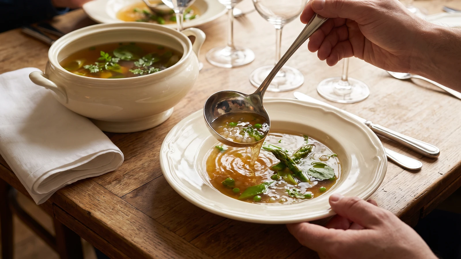 Consommé Vert Pré