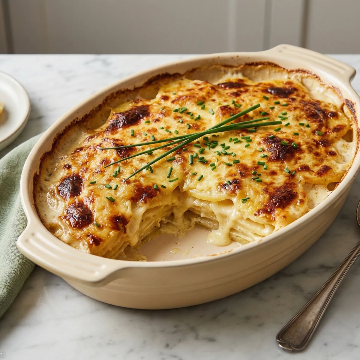 Scalloped Potatoes au Gratin