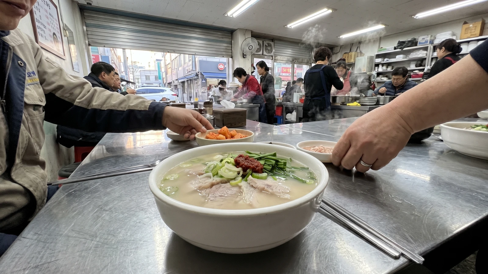 Dwaeji-gukbap (Busan Pork and Rice Soup)